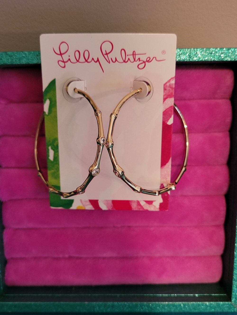 Lilly Pulitzer Twilight Hoop Earrings
